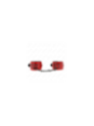KINK - POLSINI DA POLSO ROSSO SCURO 23 X 5 CM