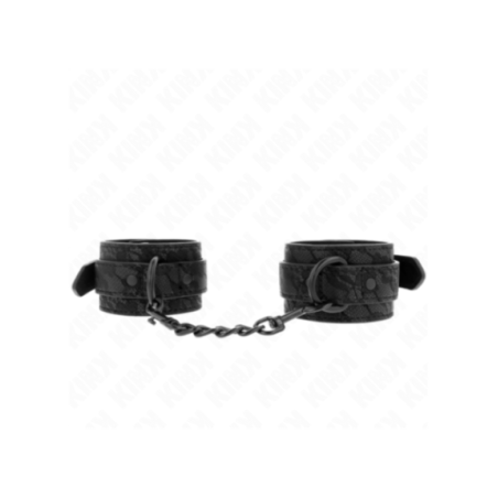 KINK - POLSI RICOPERTI DI PIZZO SCURO REGOLABILI NERO 19-26 CM