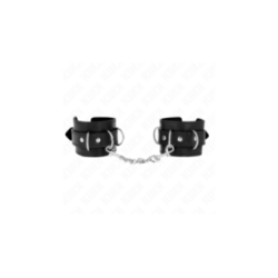 KINK - RESISTENZA DA POLSO CON 3 ANELLI A D REGOLABILE NERO 17,5-25 CM X 6 CM