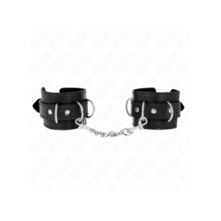 KINK - RESISTENZA DA POLSO CON 3 ANELLI A D REGOLABILE NERO 17,5-25 CM X 6 CM