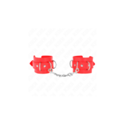KINK - RESISTENZA DA POLSO CON 3 ANELLI A D REGOLABILE ROSSO 17,5-25 CM X 6 CM