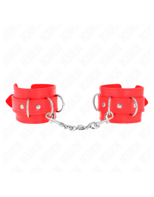 KINK - RESISTENZA DA POLSO CON 3 ANELLI A D REGOLABILE ROSSO 17,5-25 CM X 6 CM