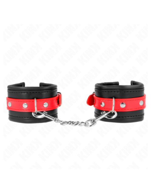 KINK - RESISTENZA DA POLSO NERA CON CINTURA ROSSA REGOLABILE 17-28 CM X 6 CM