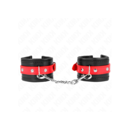 KINK - RESISTENZA DA POLSO NERA CON CINTURA ROSSA REGOLABILE 17-28 CM X 6 CM
