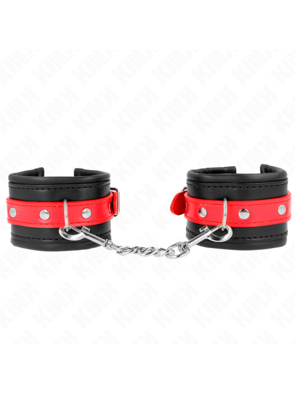 KINK - RESISTENZA DA POLSO NERA CON CINTURA ROSSA REGOLABILE 17-28 CM X 6 CM