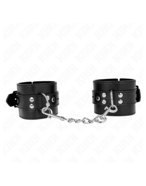 KINK - RESISTENZA DA POLSO NERA CON CINTURA NERA REGOLABILE 17-28 CM X 6 CM