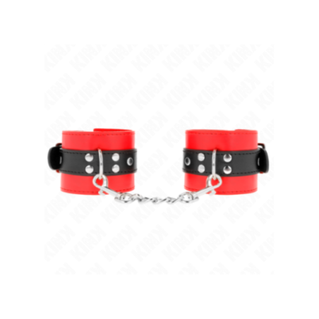 KINK - RESISTENZA DA POLSO ROSSO CON CINTURA NERA REGOLABILE 17-28 CM X 6 CM