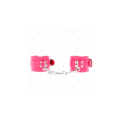 KINK - TENUTA DA POLSO ROSA LAMPONE CON FODERA ROSA LAMPONE REGOLABILE 20-28 CM X 5,5 CM