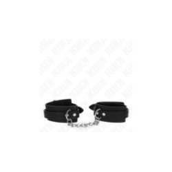 KINK - RESISTENZA DA POLSO CON MOTIVO SERPENTE NERO REGOLABILE 20-28 CM X 5,4 CM