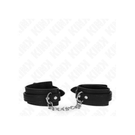 KINK - RESISTENZA DA POLSO CON MOTIVO SERPENTE NERO REGOLABILE 20-28 CM X 5,4 CM