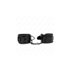 KINK - RESISTENZA DA POLSO CON MOTIVO A DIAMANTI NERO REGOLABILE 17-26 CM X 5,5 CM