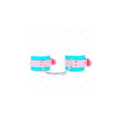KINK - GRAZIOSI POGGIPOLSI BLU/ROSA REGOLABILI 16-28 CM X 5 CM