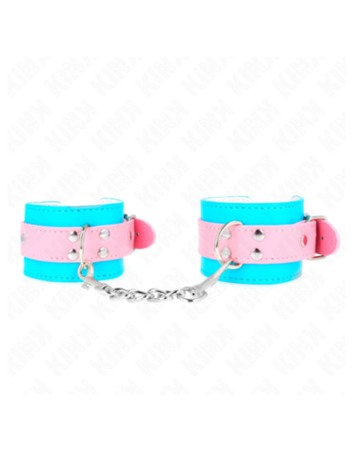 KINK - GRAZIOSI POGGIPOLSI BLU/ROSA REGOLABILI 16-28 CM X 5 CM