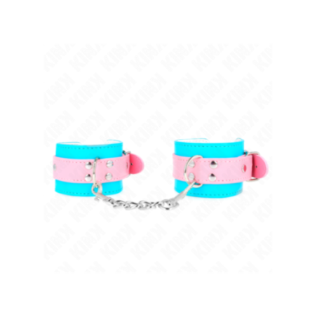 KINK - GRAZIOSI POGGIPOLSI BLU/ROSA REGOLABILI 16-28 CM X 5 CM