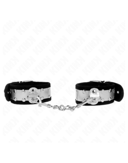 KINK - RESISTENZA DA POLSO SOTTILE NERO / ARGENTO 30 X 4 CM