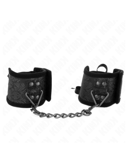 KINK - RESISTENZA DA POLSO SCANDALO DETTAGLI IN PIZZO NERO 24,5 CM X 6,5 CM