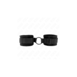 KINK - POLSINI IN PELLICCIA PER PRINCIPIANTI 25 CM CON O-RING 4 CM NERO REGOLABILE 15-25 CM