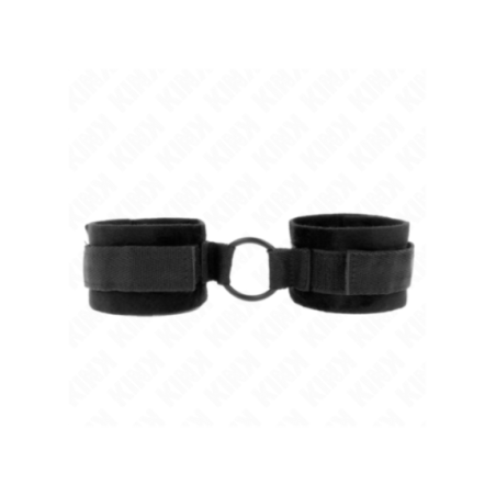KINK - POLSINI IN PELLICCIA PER PRINCIPIANTI 25 CM CON O-RING 4 CM NERO REGOLABILE 15-25 CM