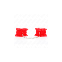 KINK - CINTURINO DA POLSO ELASTICO IN PIZZO ROSSO