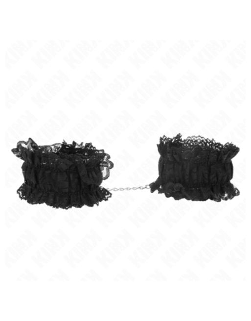 KINK - POLSO ELASTICO IN PIZZO NEGRO