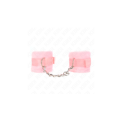 KINK - POLSINI IN PELLICCIA PER PRINCIPIANTI ROSA 30 X 7 CM