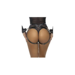 SUBBLIME - 953690 MANETTE CON CINTURA BONDAGE NERE TAGLIA UNICA