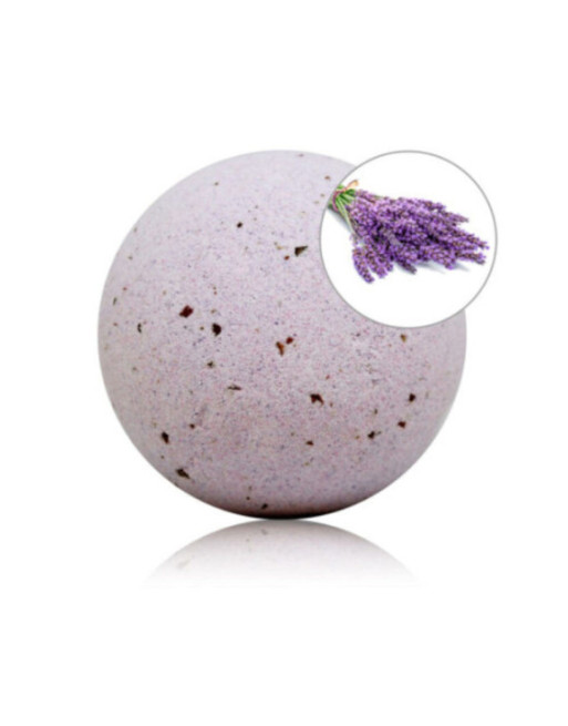TALOKA - BOMBA DA BAGNO PROFUMATA ALLA LAVANDA CON PETALI DI ROSA