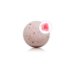 TALOKA - BOMBA DA BAGNO PROFUMATA ALLA ROSA CON PETALI DI ROSA