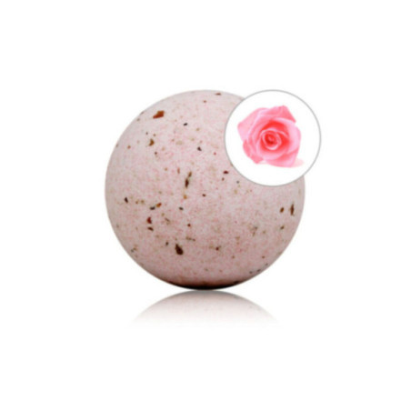 TALOKA - BOMBA DA BAGNO PROFUMATA ALLA ROSA CON PETALI DI ROSA