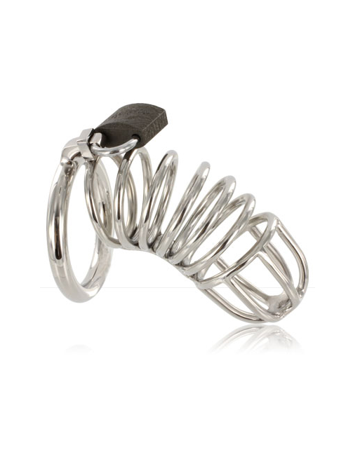 METAL HARD - DISPOSITIVO DI CASTIT CON ANELLO A GABBIA