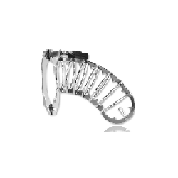 METAL HARD - GABBIA PER PENE METALLICA CON CHIUSURA DI SICUREZZA 14 CM