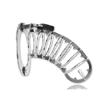 METAL HARD - GABBIA PER PENE METALLICA CON CHIUSURA DI SICUREZZA 14 CM