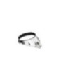 METAL HARD - COLLARE DI CONTENIMENTO RIGIDO IN METALLO CON ANELLO E LUCCHETTO 12,5 CM