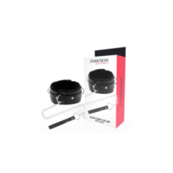 DARKNESS - COLLANA PER POSTURA CONFORTEVOLE CON CATENA IN PELLE
