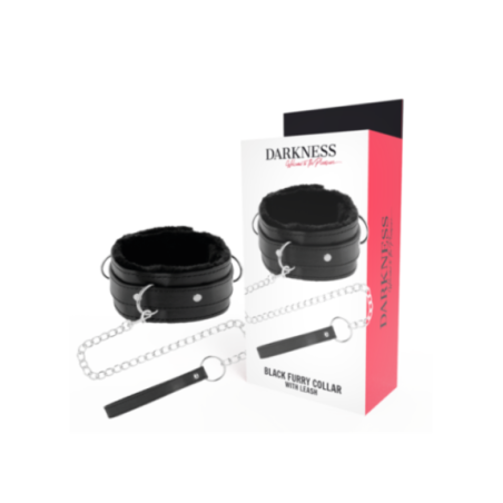 DARKNESS - COLLANA PER POSTURA CONFORTEVOLE CON CATENA IN PELLE