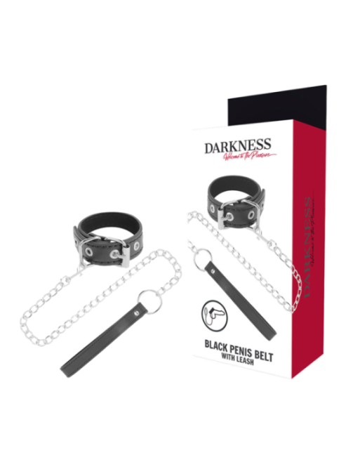 DARKNESS - ANELLO PER PENE CON CINTURINO