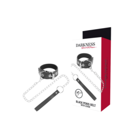 DARKNESS - ANELLO PER PENE CON CINTURINO