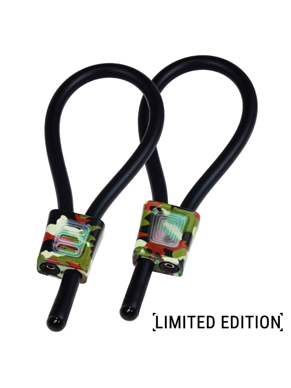 ELECTRASTIM - ANELLI PER IL CAZZO REGOLABILI PRESTIGE ELECTRALOOPS CAMOUFLAGE