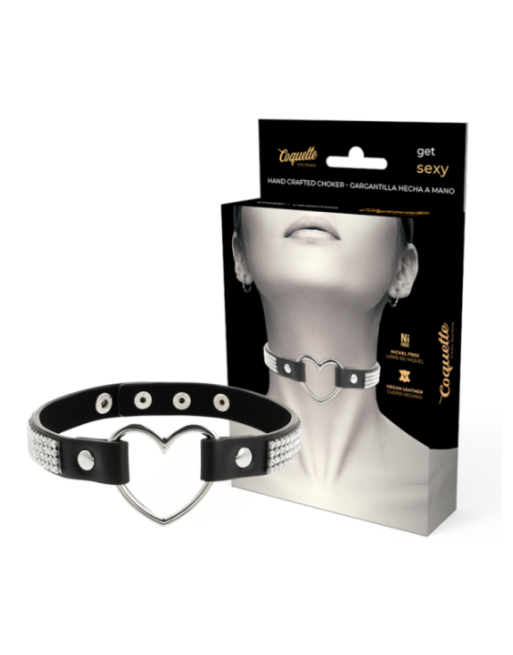 COQUETTE CHIC DESIRE - GIROCOLLO IN PELLE VEGANA CON CUORE