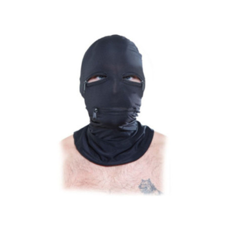 FETISH FANTASY SERIES - CAPPUCCIO CON CERNIERE NERO