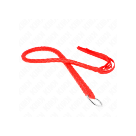 KINK - FRUSTA SERPENTE CON ANELLO MANO ROSSO 65 CM