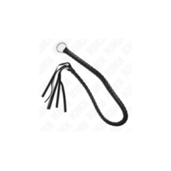 KINK - FRUSTA SERPENTE CON ANELLO MANO NERA 65 CM