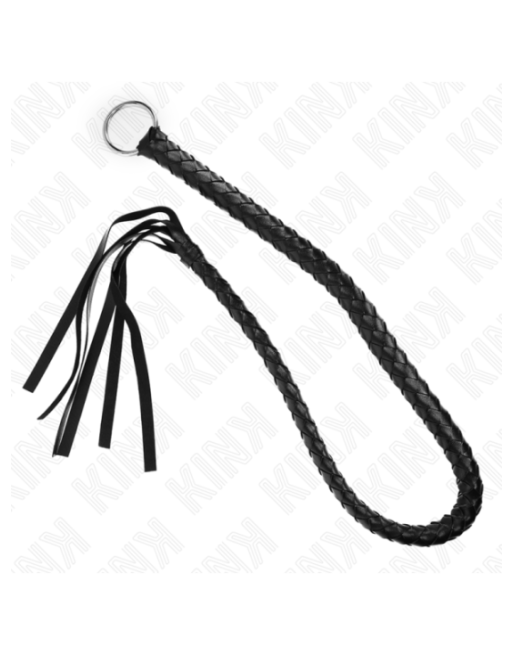 KINK - FRUSTA SERPENTE CON ANELLO MANO NERA 65 CM
