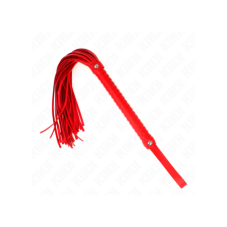 KINK - FRUSTA CON MANICO ROSSO STRUTTURATO 48,5 CM