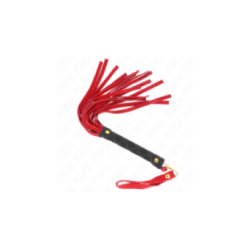 KINK - MINI FRUSTA IN CAMOSCIO ROSSO 30 CM