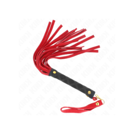 KINK - MINI FRUSTA IN CAMOSCIO ROSSO 30 CM