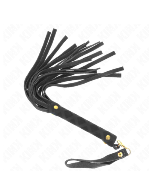 KINK - MINI FRUSTA IN CAMOSCIO NERO 30 CM