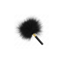 KINK - PIUME TICKLE IN METALLO ORO NERO 18 CM