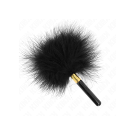 KINK - PIUME TICKLE IN METALLO ORO NERO 18 CM