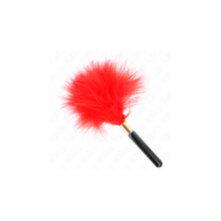 KINK - PIUME TICKLE IN METALLO ORO ROSSO 18 CM